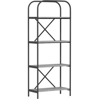 Bookshelf Grey sonoma 60 x 30 x 146 cm Engineered wood vidaXL
