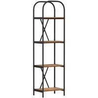 Bookshelf Old wood 40 x 30 x 146 cm Engineered wood vidaXL