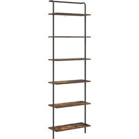 Bookshelf Smoked oak 60 x 24 x 203 cm Engineered wood vidaXL
