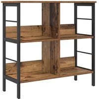 Bookshelf Old Wood 82 x 32 x 79 cm Engineered Wood vidaXL