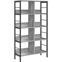 Bookshelf Grey Sonoma 82 x 32 x 144.5 cm Engineered Wood vidaXL