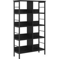 Bookshelf Black Oak 82 x 32 x 144.5 cm Engineered Wood vidaXL