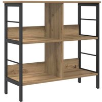 Bookshelf Artisan Oak 82 x 32 x 79 cm Engineered Wood vidaXL