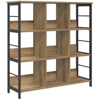 Bookshelf Artisan Oak 102 x 32 x 104.5 cm Engineered Wood vidaXL