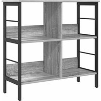 Bookshelf Grey Sonoma 82 x 32 x 79 cm Engineered Wood vidaXL