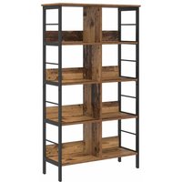 Bookshelf Old Wood 82 x 32 x 144.5 cm Engineered Wood vidaXL