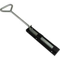 Bow Handle Drop Down Bolt 18" Black (Heavy Duty Garage Door)