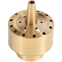 Brass Fountain Sprayer Nozzle Water Sprinkler Nozzle 3/4 Pond Pump Accessory(3/4)