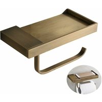 Orchidée - Brass Toilet Paper Holder, Vintage Toilet Paper Holder, Brown Toilet Paper Holder