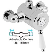 1901 Exposed Sequential Top Valve Chrome Mixer Shower N2 sqshxtvo c - Bristan