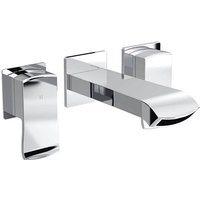 Bristan - Descent wmbf Chrome Wall Mounted Bath Filler Mixer Tap Ceramic Discs