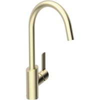 Maple Brushled Brass EasyFit Kitchen Sink Mixer Tap + Easy Fit Base - Bristan