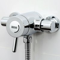 Bristan - Sirrus Gummers Exposed Thermostatic Mixer Shower Valve 110mm 130mm 138mm