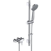 Bristan - Sonique 3 Exposed Thermostatic Mixer Shower Dual Control Kit 110mm 155mm