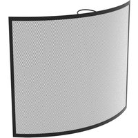 Buckton Fire Guard Fireplace Screen Fence, Black
