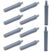 Cabinet Door Damper 10 Pieces Plastic Push Damper System Buffer For Cabinet Doors Noise Reduction Anti Collision Shock Absorbing.