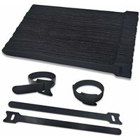 Odipie - Cable Ties, 100 Pack, Scratch Resistant Cable Tie Strips, 200mm x 12mm, Reusable Tape, Cable Management, Easy to Cut, for Storing and
