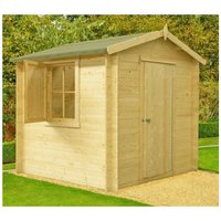 Camelot Log Cabin Home Office Garden Room Approx 9 x 9 Feet
