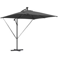 Cantilever Banana Parasol Anthracite 249 x 249 x 250 cm CFW332953