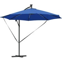Cantilever Banana Parasol Azure blue 294 x 294 x 248 cm CFW464373