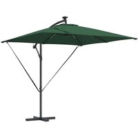 Cantilever Banana Parasol Green 249 x 249 x 250 cm CFW596286