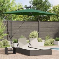 Cantilever Banana Parasol Green 294 x 200 x 254 cm Vidaxl