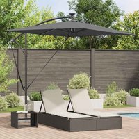 Cantilever Banana Parasol Anthracite 294 x 200 x 254 cm Vidaxl