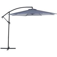 Cantilever Parasol 300 cm RAVENNA Dark Grey