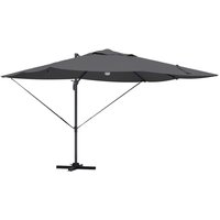 Cantilever Roma Parasol Anthracite and Black 352 x 251 x 265 cm CFW843064