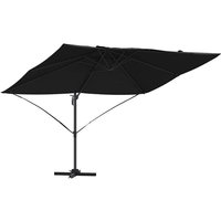 Cantilever Roma Parasol Black and Black 352 x 251 x 260 cm CFW930158