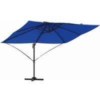 Cantilever Roma Parasol Blue and Black 352 x 251 x 260 cm CFW899738