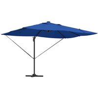 Cantilever Roma Parasol Blue and Black 352 x 251 x 265 cm CFW875772