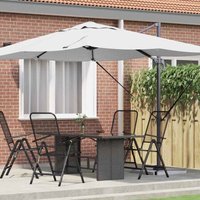 Cantilever Roma Parasol Beige, Black 352 x 251 x 260 cm Vidaxl