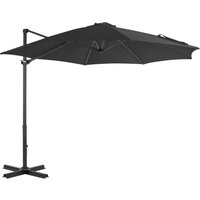 Cantilever Garden Parasol with Aluminium Pole Anthracite 300 cm Vidaxl