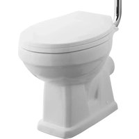 Carlton Traditional Victorian High / Low Level WC Toilet Pan with Seat Option, Without Seat