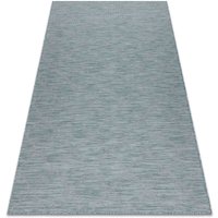 Carpet SISAL PATIO 3069 trellis Flat woven - aqua blue blue 194x290 cm