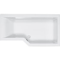 Ite Urban Edge1675 x 850mm rh Shower Bath - White - 02528 - Carron