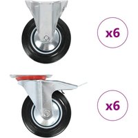 12 pcs Casters 160 mm Vidaxl