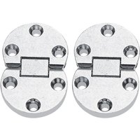 CCYKXA 2Pcs Flap Hinges,Self-Supporting Sewing Machine Table Recessed Hinge Flip Top Hinge Screw Folding Flap Recessed Cabinet Door Hinge