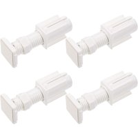 CCYKXA 25mm Venetian Blind Brackets, No Drilling Required, 4 Pieces, Side Mounting Accessories for Interior Blinds, Replacement Parts, Simple and