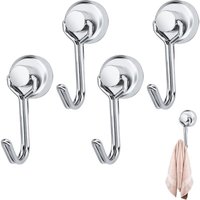 Ccykxa - 5 Pieces Magnetic Hooks, Magnetic Hooks for Fridge, Magnet Hook, Powerful Magnetic Hook, Super Strong Magnets with Hooks, Heavy Duty