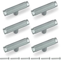 CCYKXA 6pcs set 50mm gray knob cabinet handle, furniture drawer cabinet handle