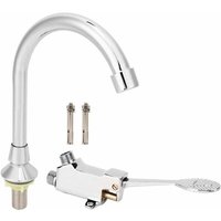 Foot Pedal Faucet Bathroom Sink Faucet Set Laboratory Medical Foot Pedal Sink Faucet Kit Accessories - Ccykxa