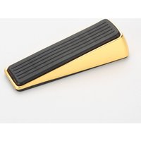 Ccykxa - Pack of 2 Stainless Steel Design Wedges with Rubber Base - Door Stop - Solid Stop