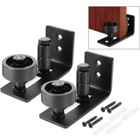 CCYKXA Pieces Multifunctional Barn Door Bottom Floor Guide Adjustable Roller Floor Guide for Sliding Doors