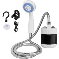 CCYKXA Portable camping shower, handheld shower head, rechargeable electric shower pump for camping, hiking, beach, car washing, travel and pet