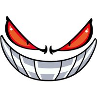 CCYKXA Reflective Car Sticker - Devil's Eye Decoration, Removable Waterproof Sticker Adhesive Vinyl Graphic for Motorcycle, Electric Scooter, Helmet,