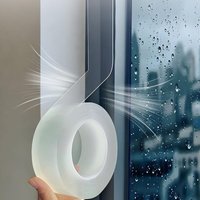 CCYKXA roll of self-adhesive insulating tape for windows and doors, 5cm20m, waterproof tape, waterproof window tape for winter, insulates against