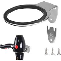 Ccykxa - Stainless Steel Hair Dryer Holder Wall Mounted Rustproof Hair Dryer Holders Anti-Corrosion with Gasket and Screw for Kitchen Bathroom Hair