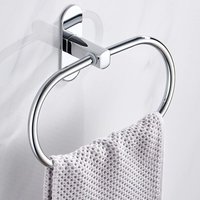 CCYKXA Strong adhesive towel rack for bathroom, no drilling required, stainless steel